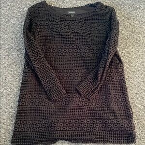Talbots women’s black top